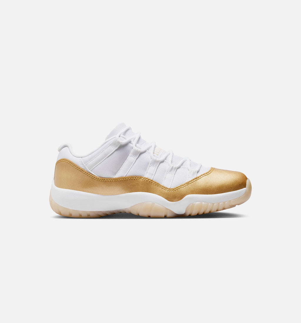 Air Jordan 11 Retro Low Mother's Day Women's Lifestyle Shoe - White/Metallic Gold/Team Gold