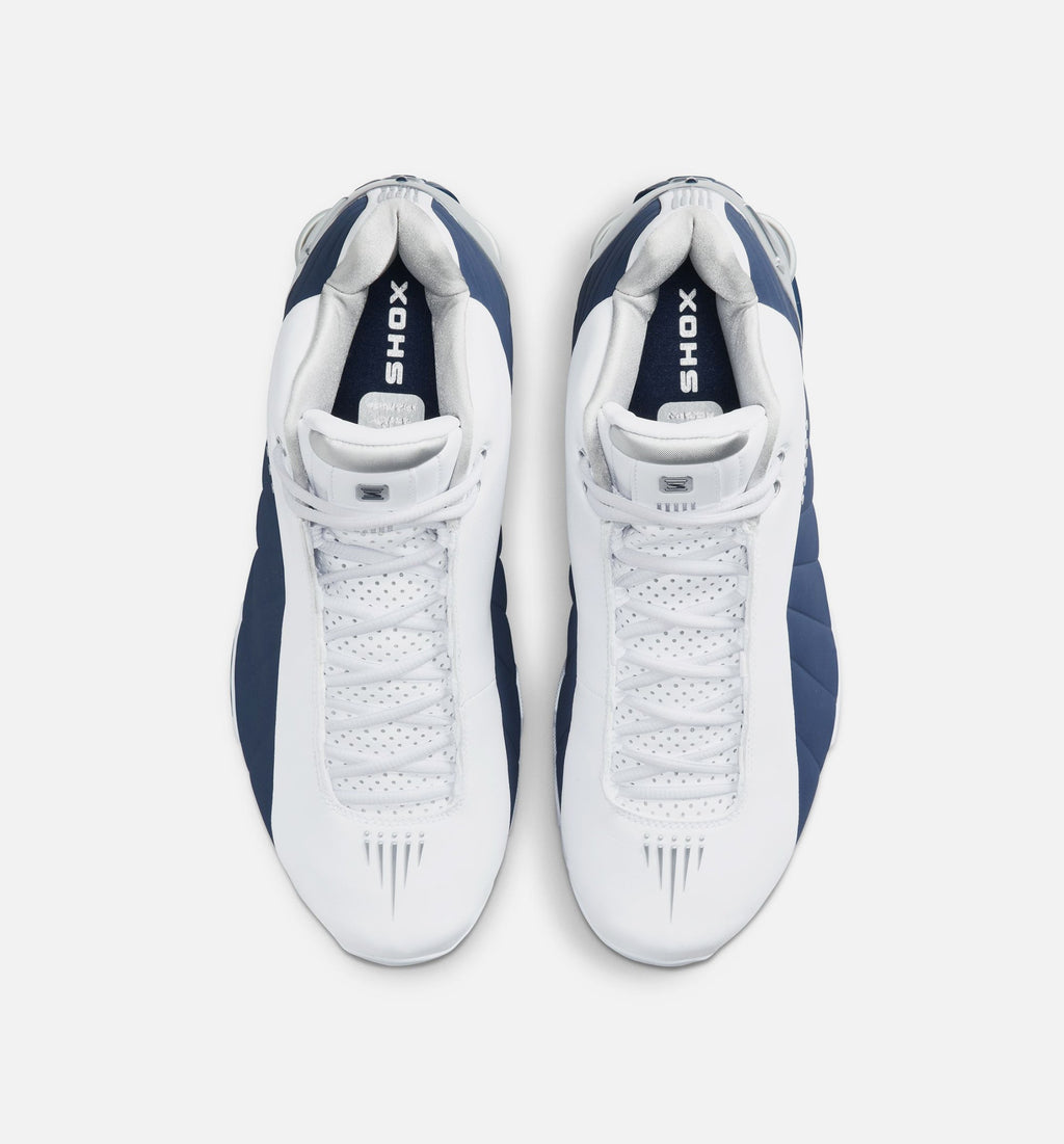 Shox BB4 Olympic Men's Lifestyle Shoe - White/Midnight Navy/Metallic Silver