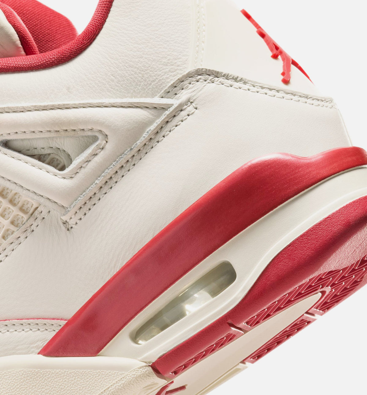 Air Jordan 4 Retro Valentine's Day Women's Lifestyle Shoe - Pale Ivory/Sierra Red/Tough Red