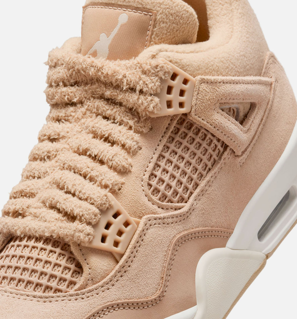 Air Jordan 4 Retro Cozy Girl Women's Lifestyle Shoe - Hemp/Light Orewood Brown
