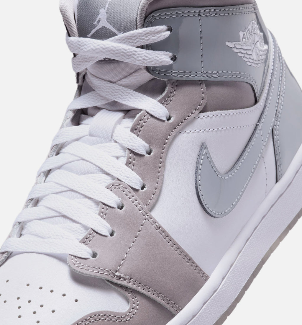 Air Jordan 1 Mid SE Cool Grey Men's Lifestyle Shoe - Cool Grey/Medium Grey