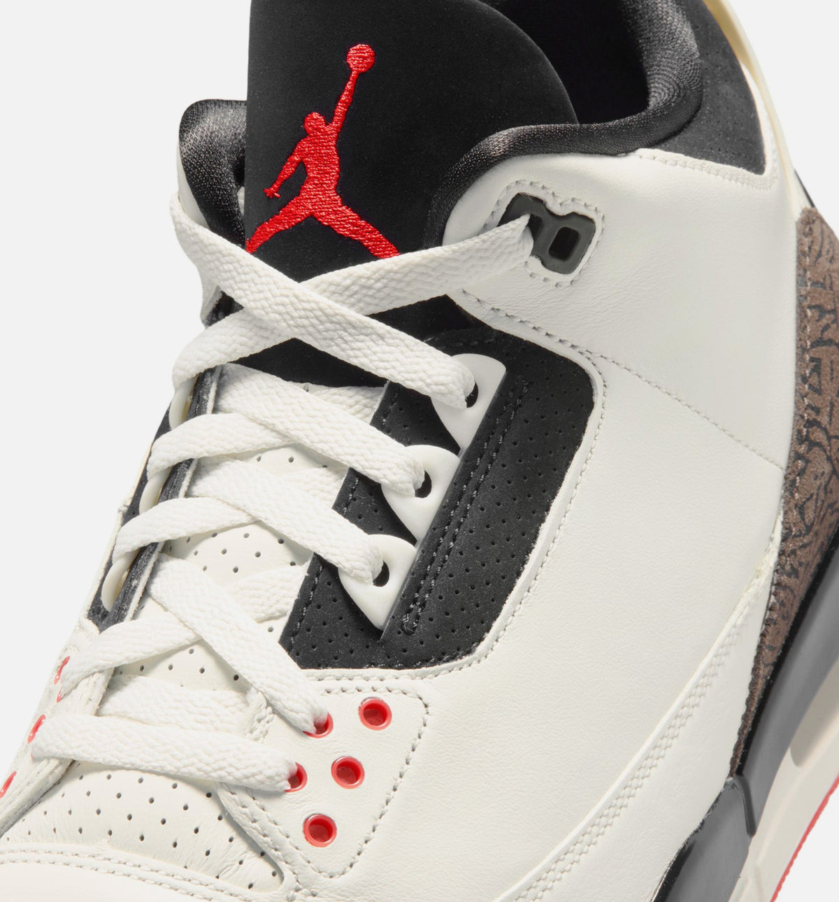Air Jordan 3 Retro Sail & University Red Men's Shoe - Sail/Black/University Red/Pale Ivory