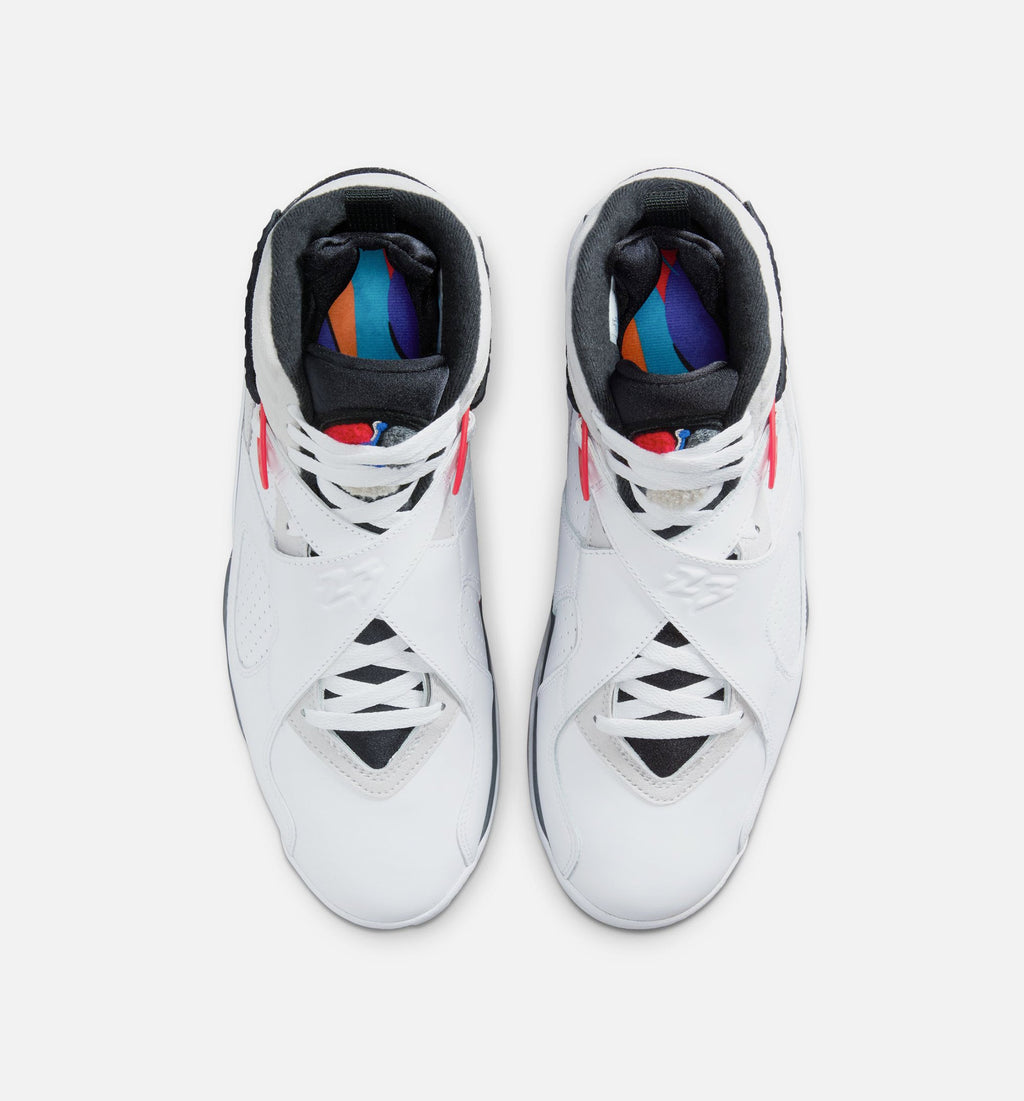 Air Jordan 8 Retro White and True Red Men's Lifestyle Shoe - White/Black/True Red
