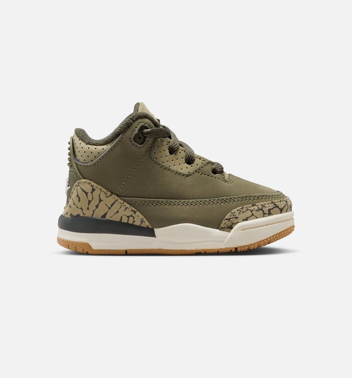 Air Jordan 3 Retro Medium Olive Infant & Toddler Shoes - Medium Olive/Sequoia/Neutral Olive/Sail