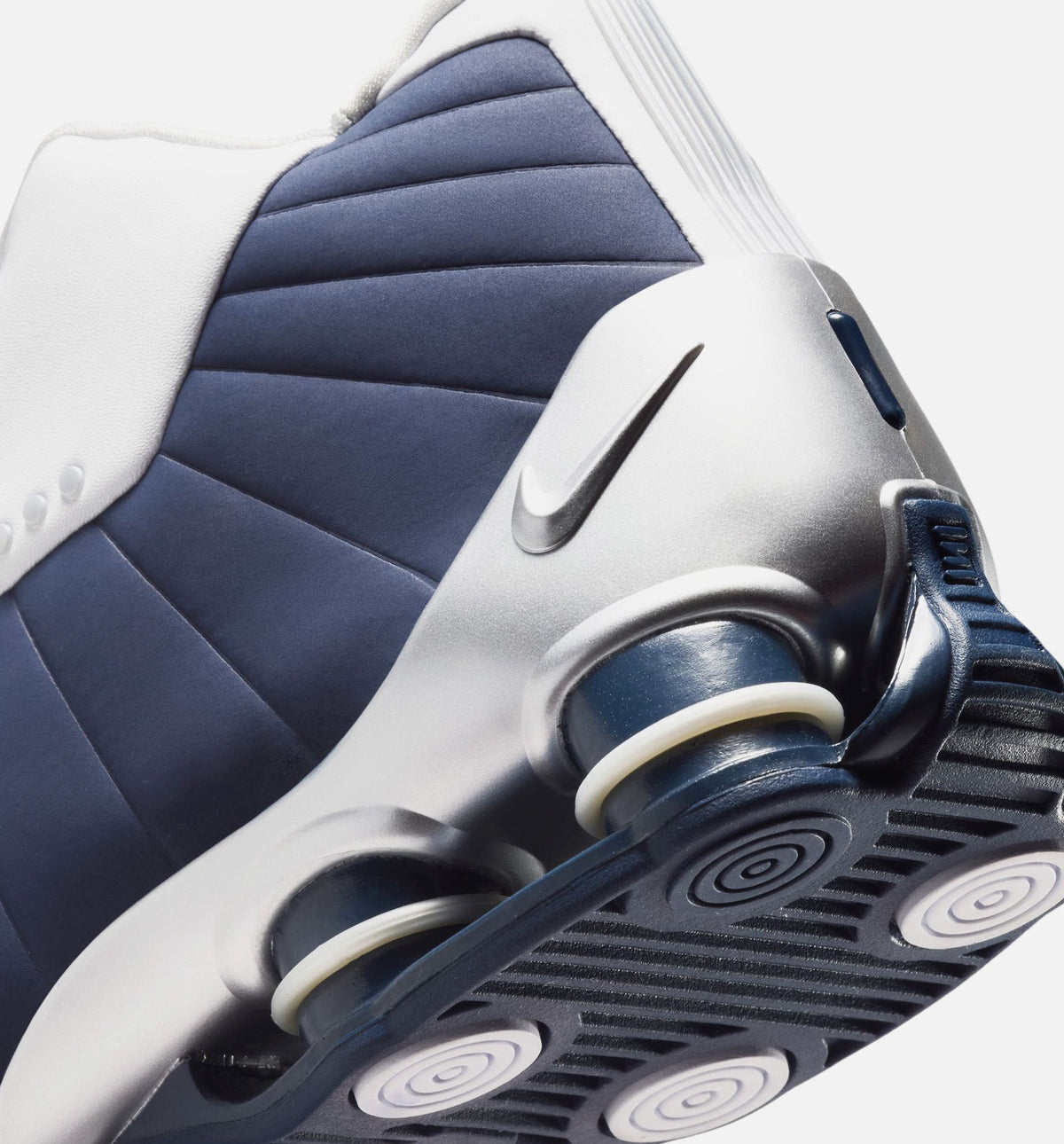 Shox BB4 Olympic Men's Lifestyle Shoe - White/Midnight Navy/Metallic Silver