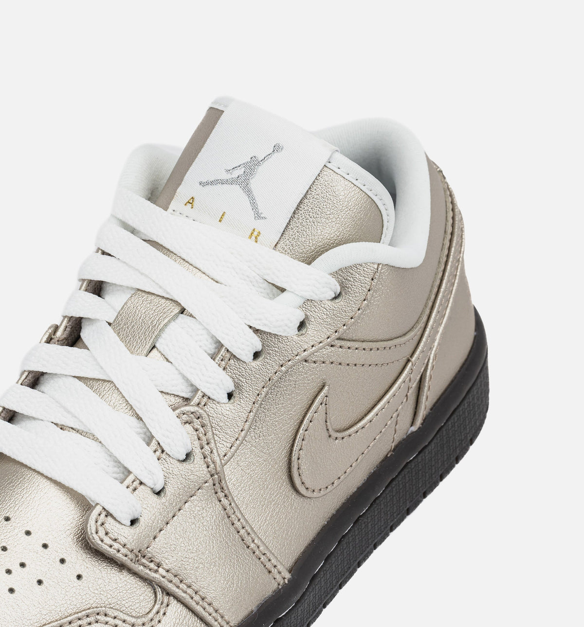 Air Jordan 1 Low SE Metallic Zinc Women's Lifestyle Shoe - Metallic Zinc/Summit White/Velvet Brown/Metallic Zinc