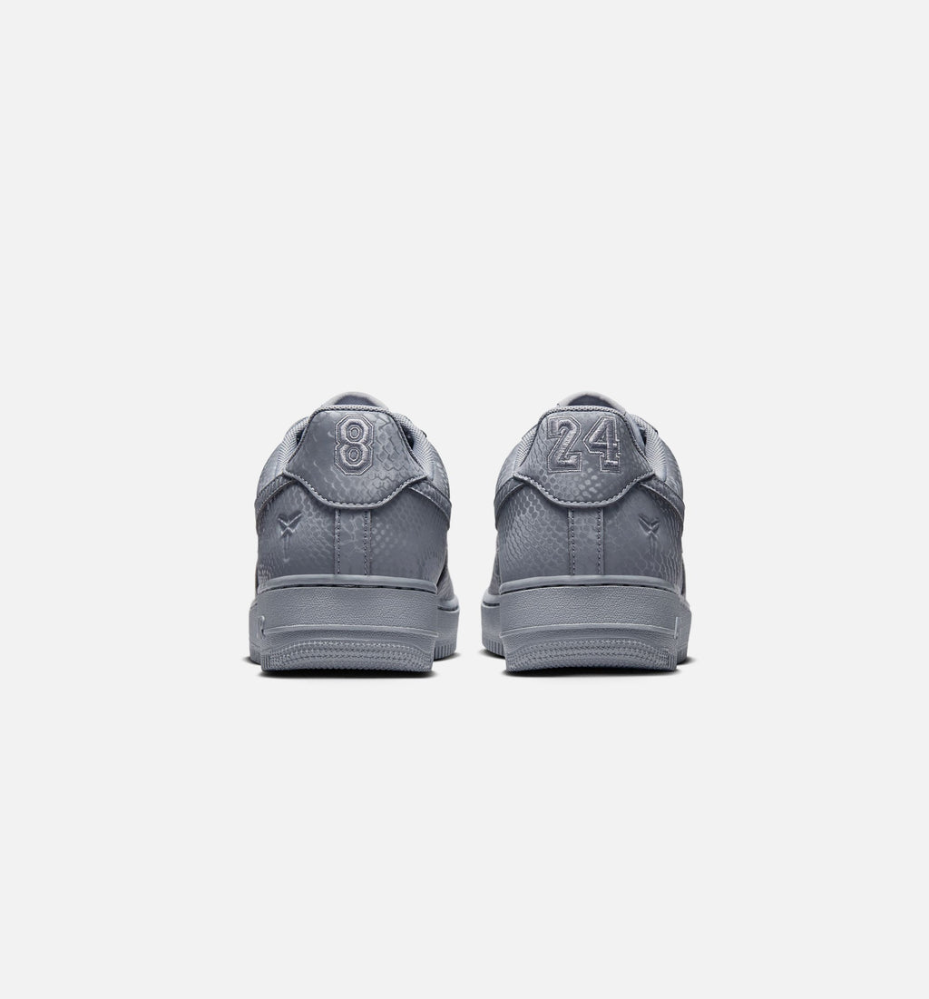 Kobe Air Force 1 Low Cool Grey Men's Lifestyle Shoe - Cool Grey/Wolf Grey