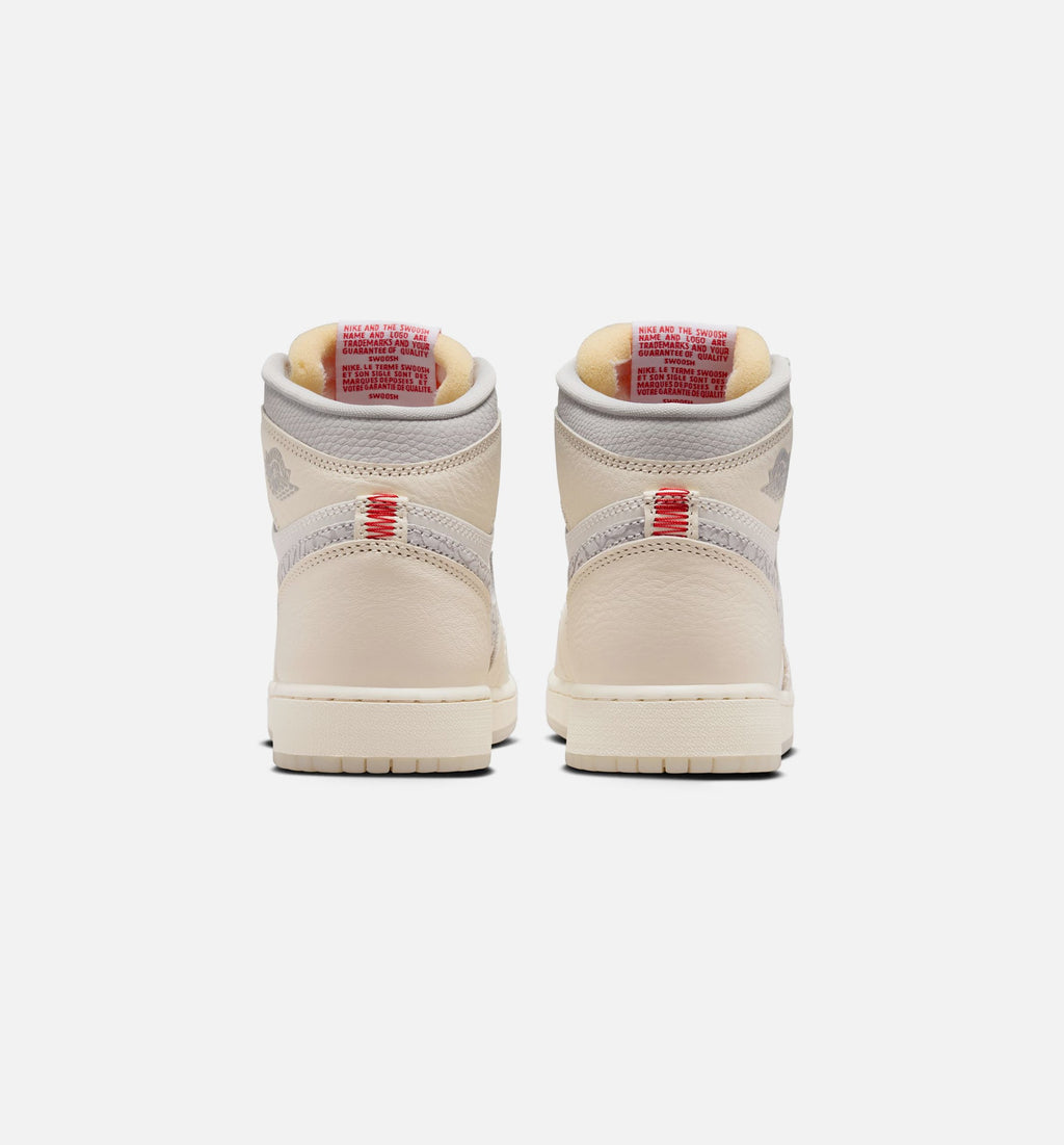 Air Jordan 1 Retro High OG Grade School Shoes - Sail/University Red/Pale Ivory/Coconut Milk/Phantom