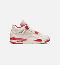 Air Jordan 4 Retro Valentine's Day Women's Lifestyle Shoe - Pale Ivory/Sierra Red/Tough Red