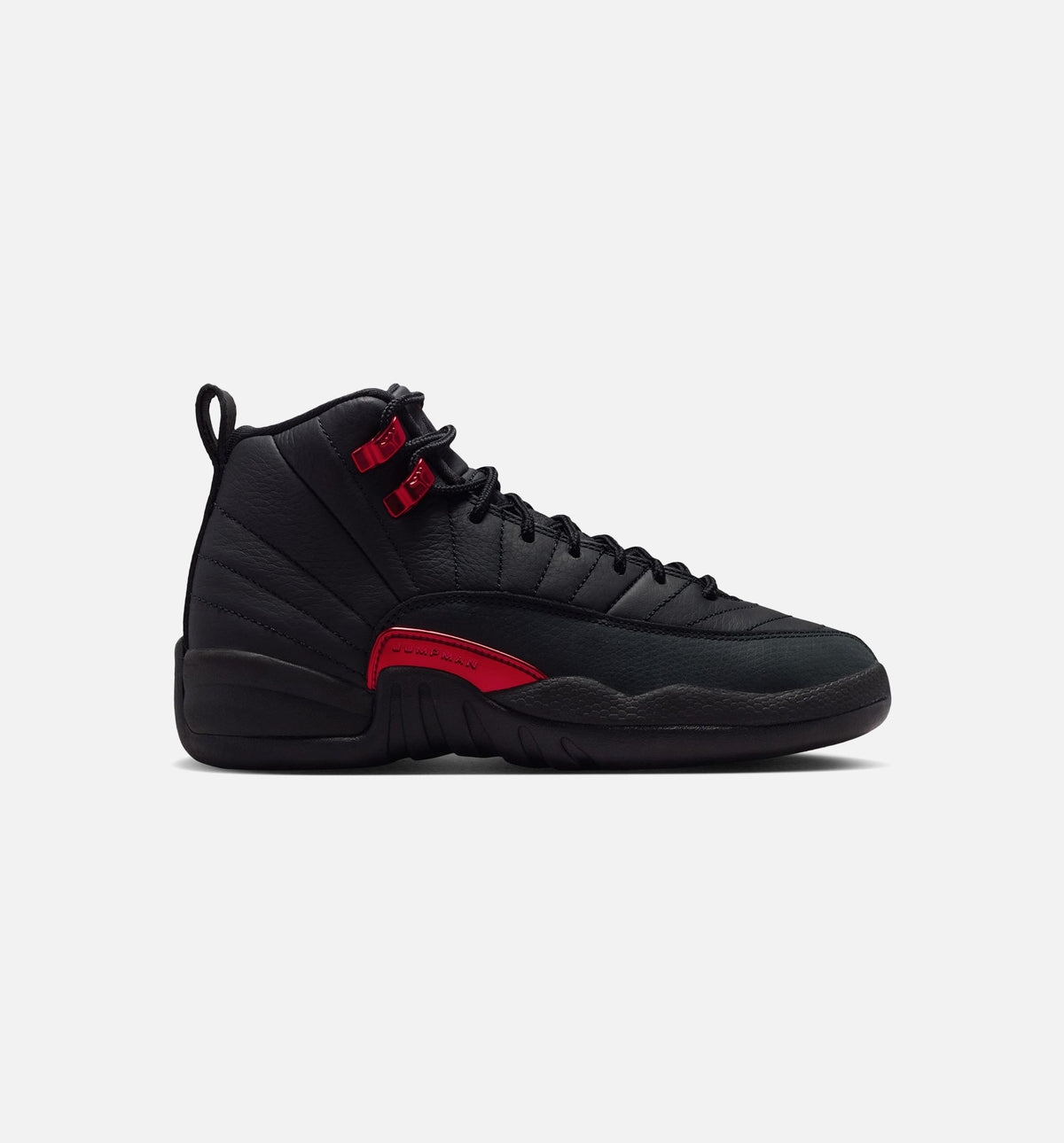 Air Jordan 12 Retro Bloodline Grade School Lifestyle Shoe - Black/Varsity Red