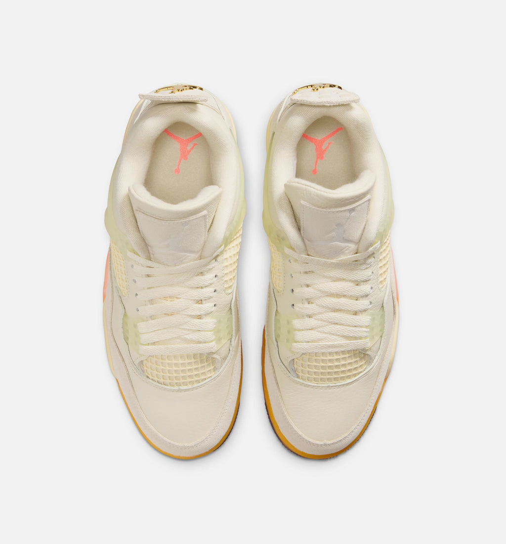 Air Jordan 4 Retro Birds of Paradise Women's Shoe - Coconut Milk/Metallic Gold/Muslin/Bright Mango/Sundial/Black
