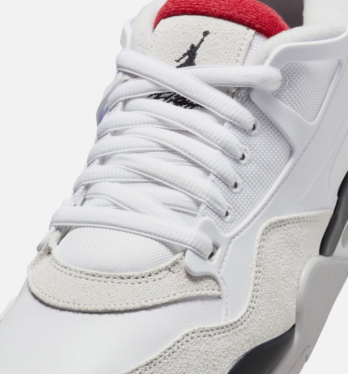 Air Jordan 4 RM Men's Lifestyle Shoe - White/Black/Neutral Grey/Varsity Red