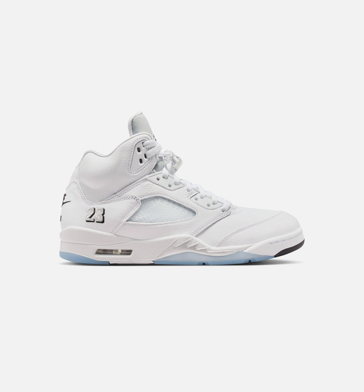 Air Jordan 5 Retro OG White Metallic Men's Lifestyle Shoe - White/Metallic Silver/Black