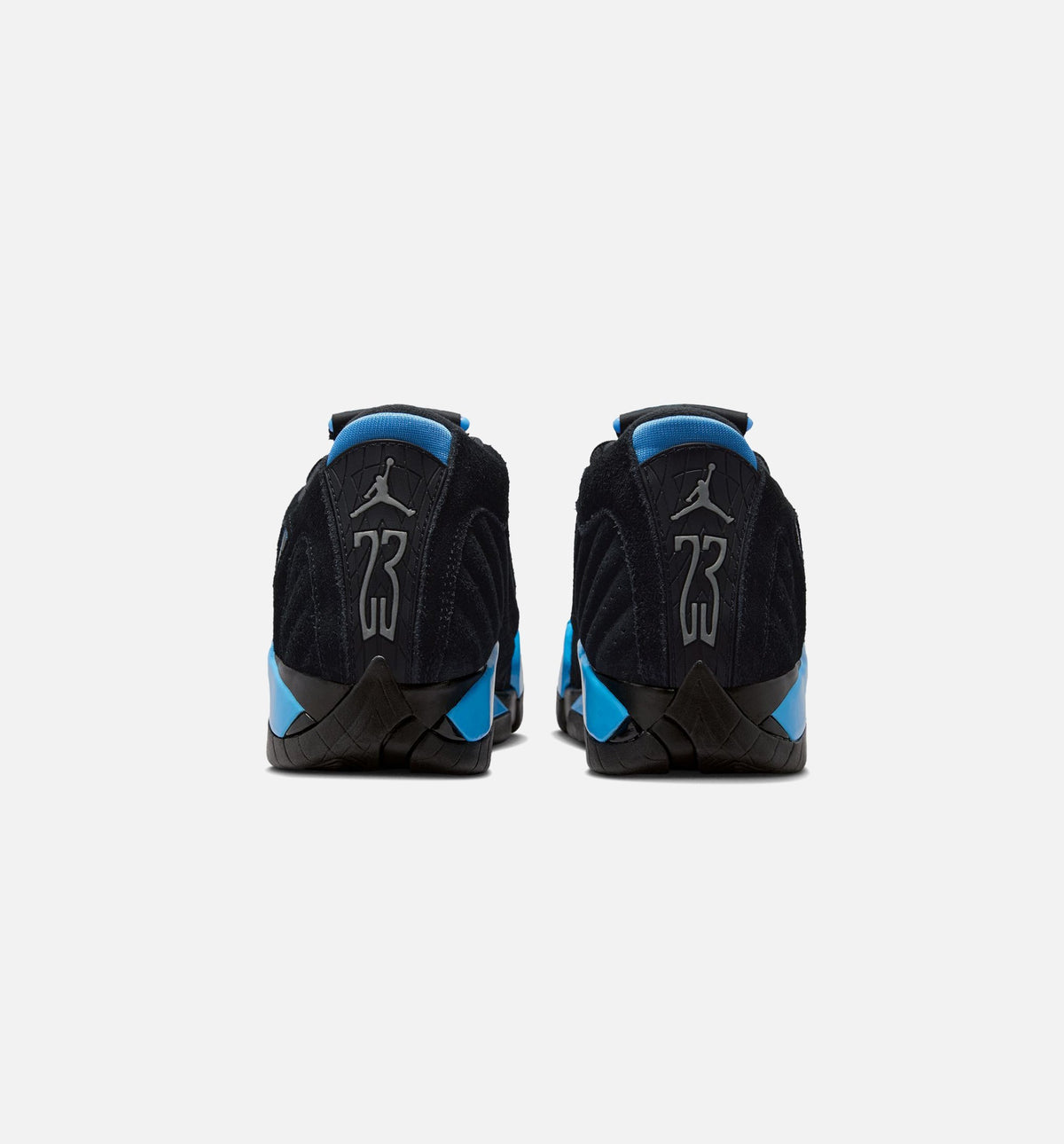Air Jordan 14 Retro Black University Blue Grade School Lifestyle Shoe - Black/White/University Blue
