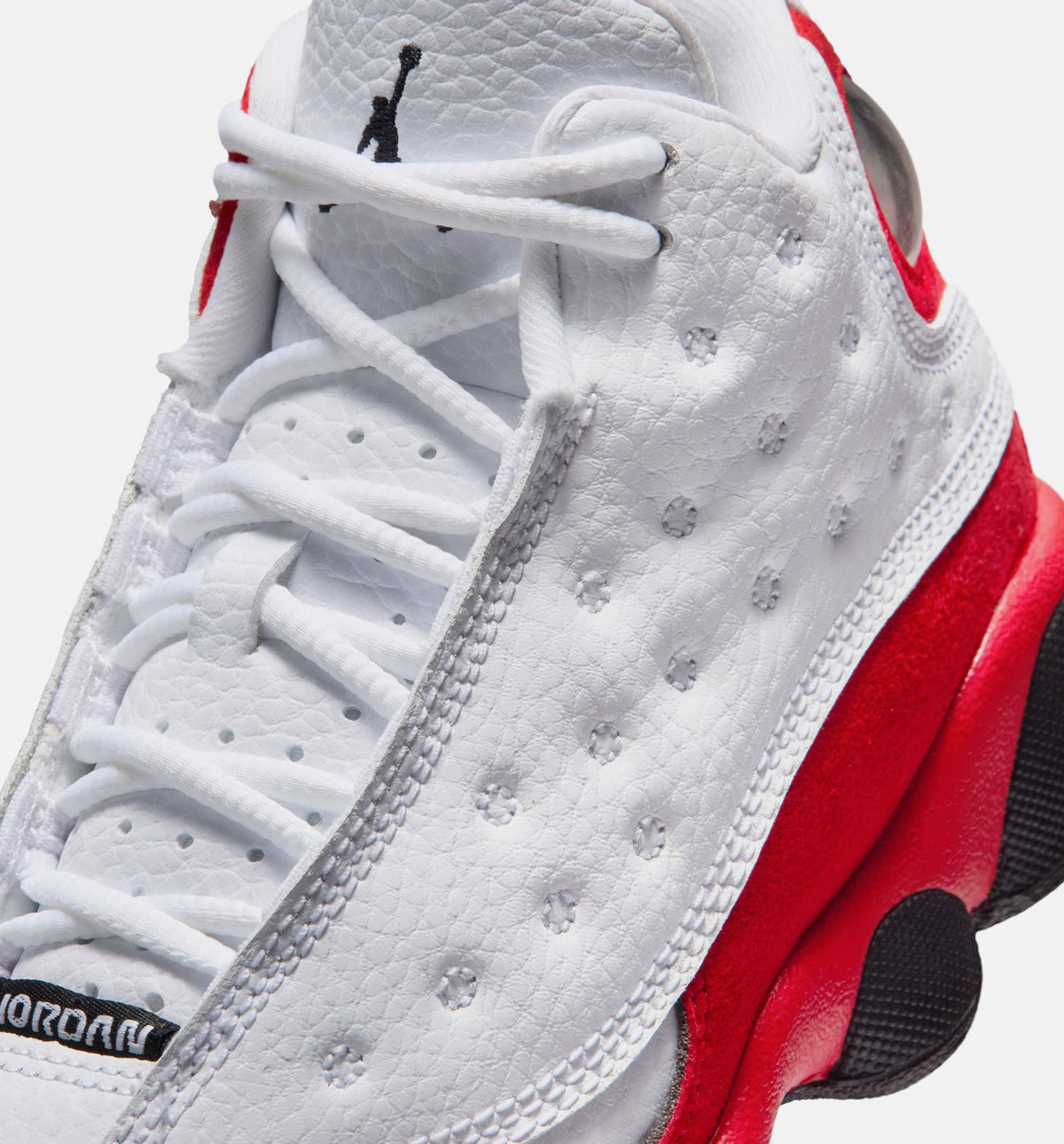 Air Jordan 13 Retro White and University Red Preschool Lifestyle Shoe - White/Black/True Red
