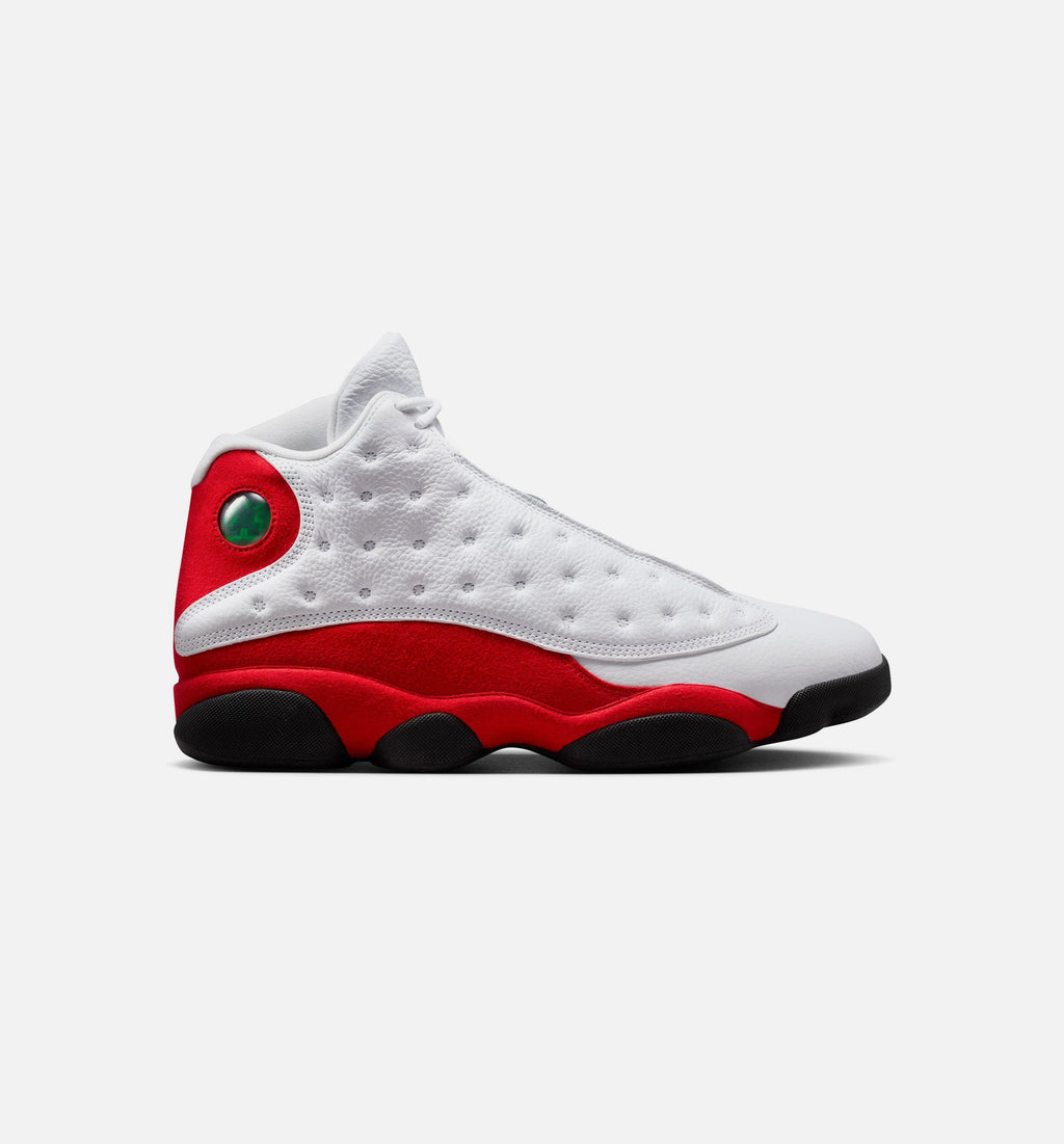 Air Jordan 13 Retro White and University Red Men's Lifestyle Shoe - White/Black/True Red