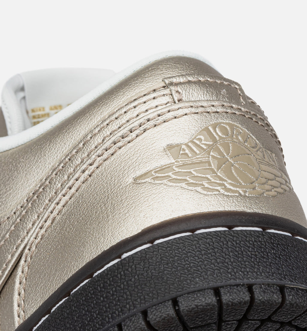 Air Jordan 1 Low SE Metallic Zinc Women's Lifestyle Shoe - Metallic Zinc/Summit White/Velvet Brown/Metallic Zinc