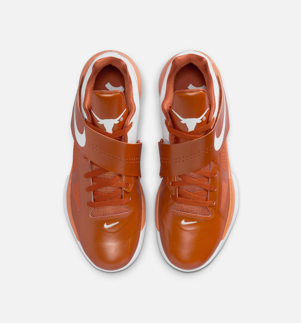 Zoom KD 4 Texas Longhorns Men's Lifestyle Shoe - Desert Orange/White