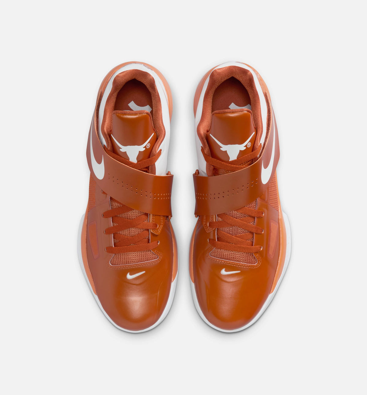 Zoom KD 4 Texas Longhorns Men's Lifestyle Shoe - Desert Orange/White