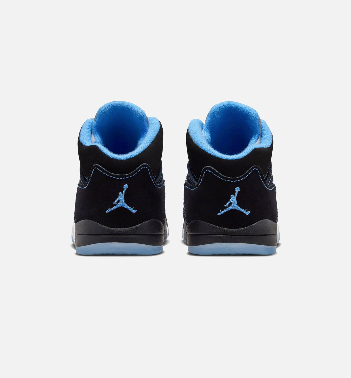 Air Jordan 5 Retro Black Carolina Infant & Toddler Lifestyle Shoe - Black/University Blue/White