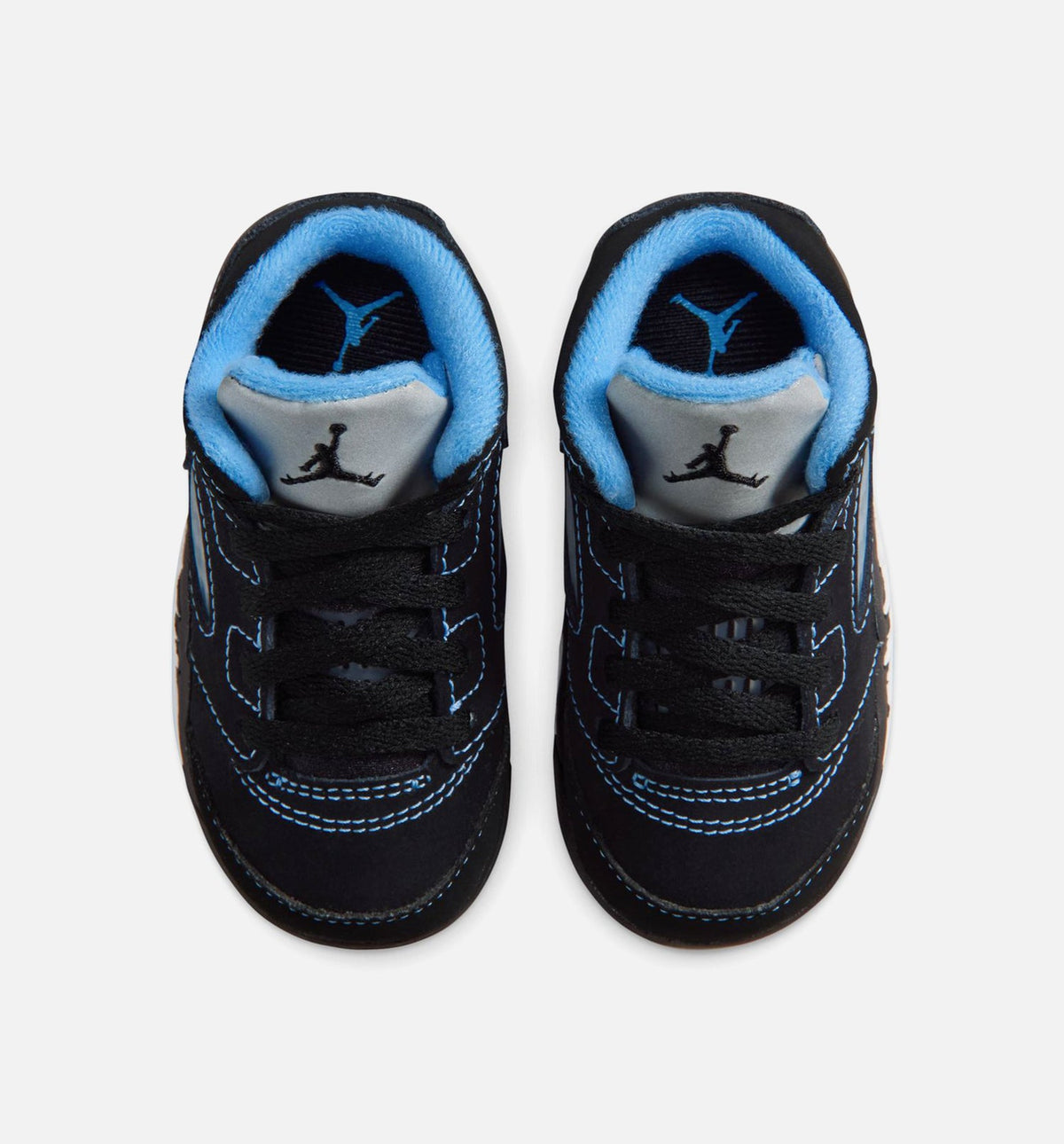 Air Jordan 5 Retro Black Carolina Infant & Toddler Lifestyle Shoe - Black/University Blue/White