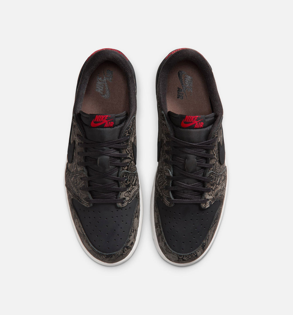 Air Jordan 1 Retro Low OG Laser Men's Shoes - Black/Varsity Red/Summit White