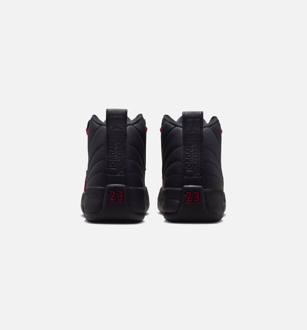 Air Jordan 12 Retro Bloodline Grade School Lifestyle Shoe - Black/Varsity Red