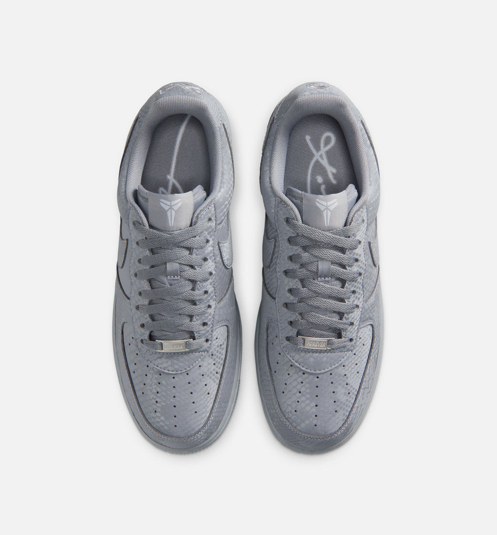 Kobe Air Force 1 Low Cool Grey Men's Lifestyle Shoe - Cool Grey/Wolf Grey