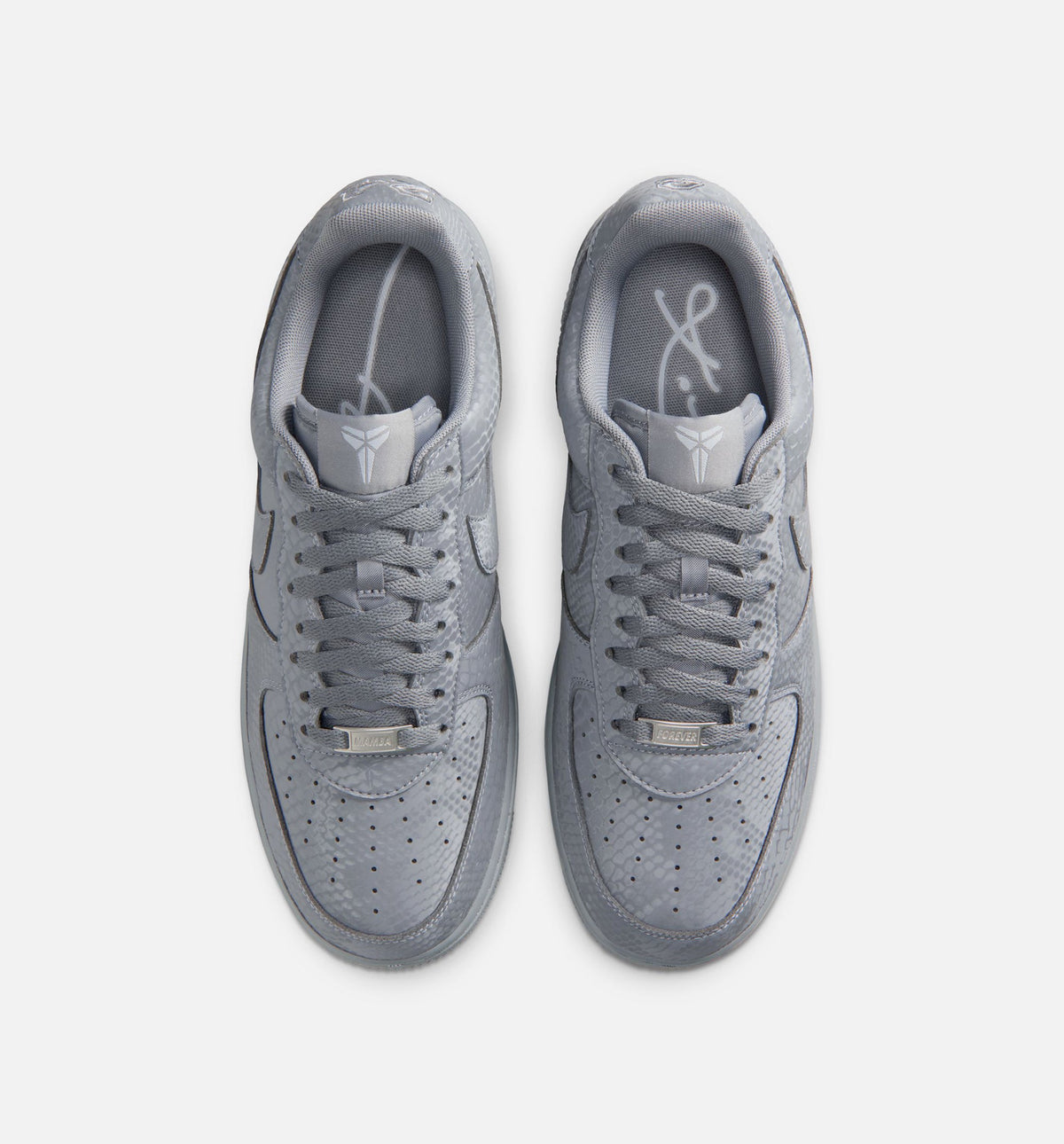 Kobe Air Force 1 Low Cool Grey Men's Lifestyle Shoe - Cool Grey/Wolf Grey