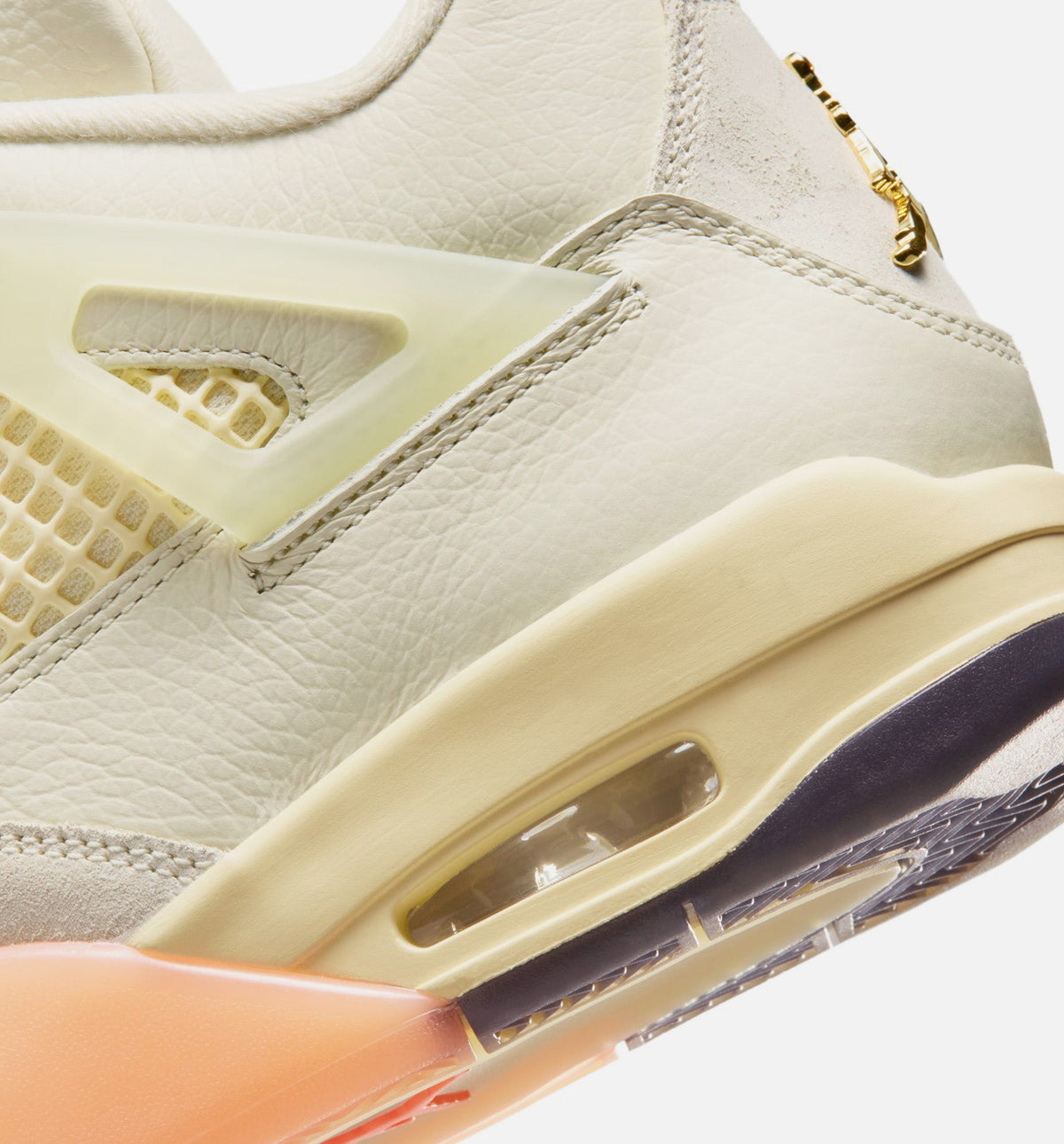 Air Jordan 4 Retro Birds of Paradise Women's Shoe - Coconut Milk/Metallic Gold/Muslin/Bright Mango/Sundial/Black