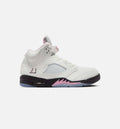 Air Jordan 5 Retro Medium Soft Pink Men's Lifestyle Shoe - White/Soft Pink/Black