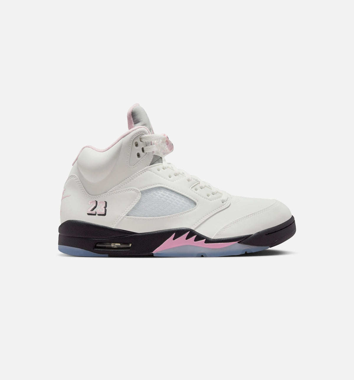Air Jordan 5 Retro Medium Soft Pink Men's Lifestyle Shoe - White/Soft Pink/Black