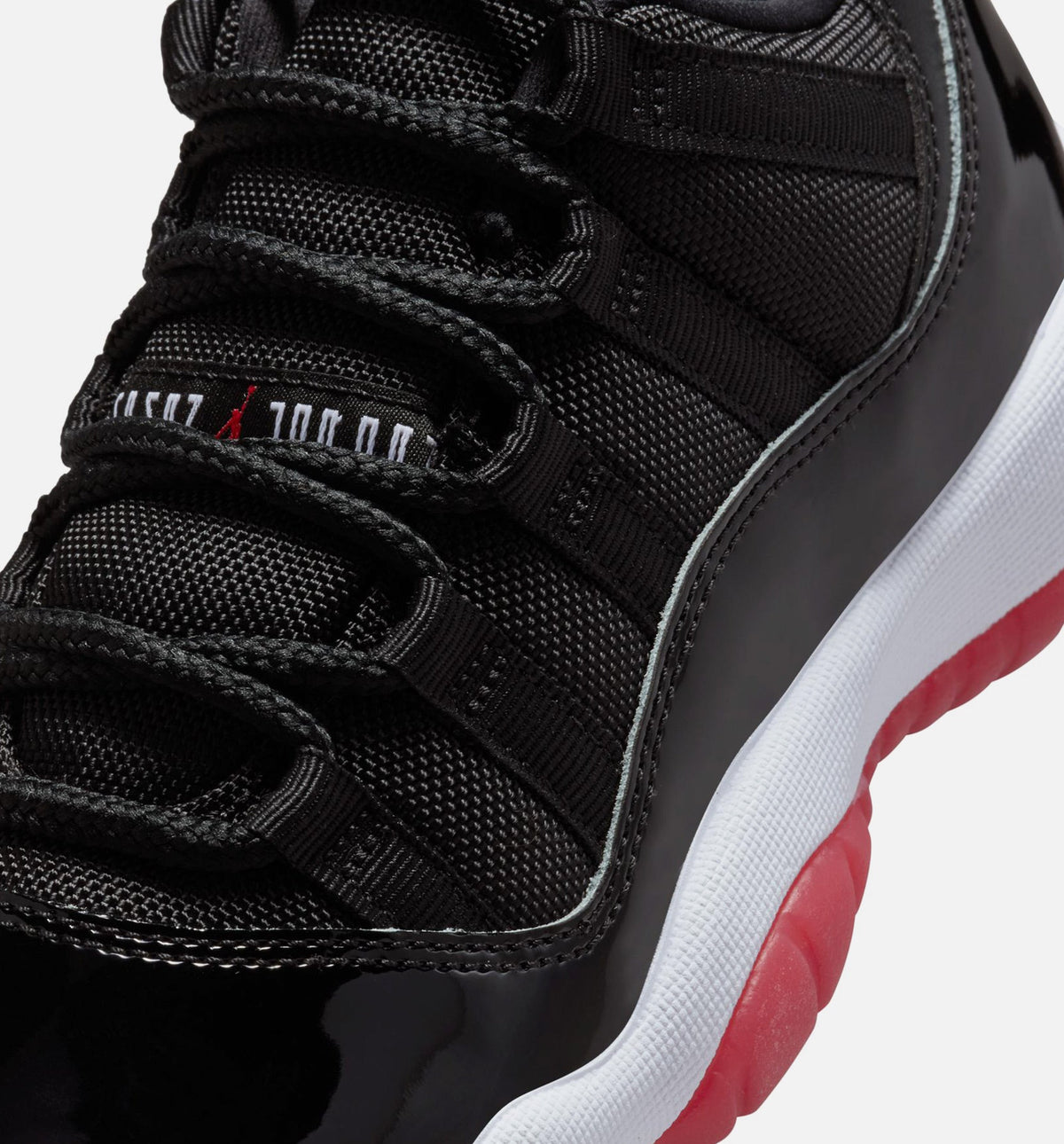 Air Jordan 11 Retro Bred Grade School Lifestyle Shoe - Black/Varsity Red/White
