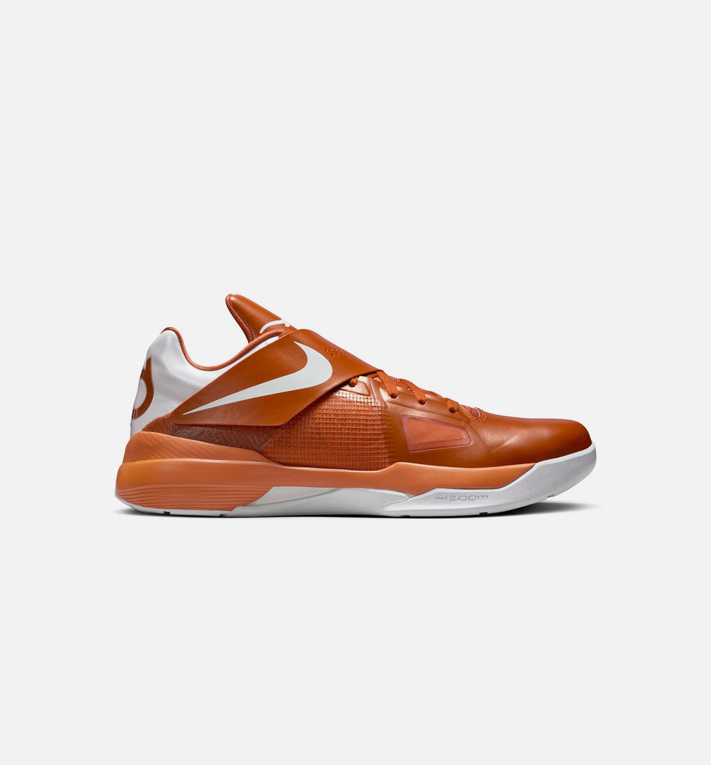 Zoom KD 4 Texas Longhorns Men's Lifestyle Shoe - Desert Orange/White