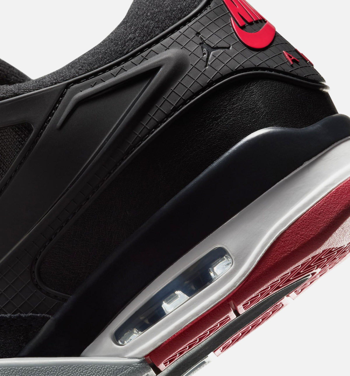 Air Jordan 4 RM Men's Lifestyle Shoe - Black/Wolf Grey/White/Varsity Red