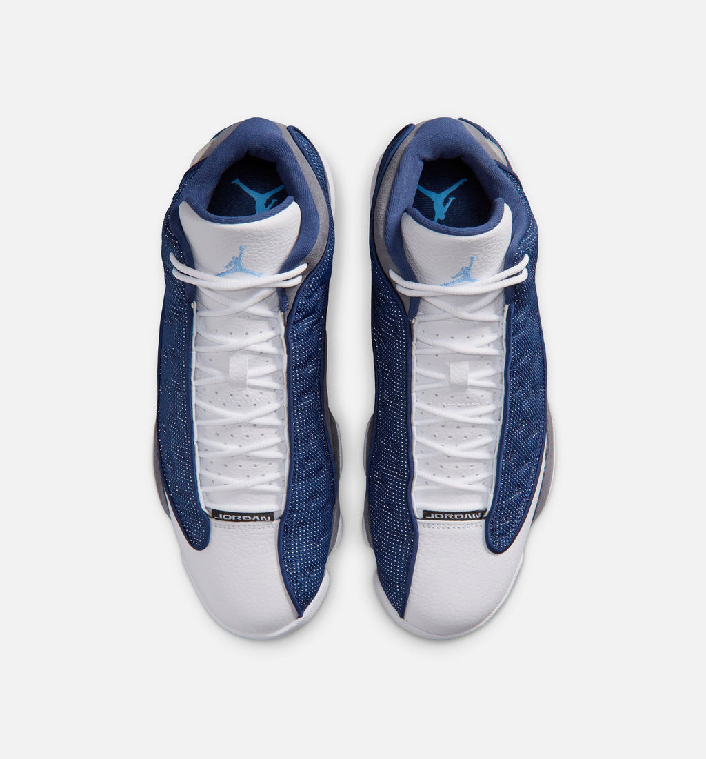 Air Jordan 13 Retro Navy and Flint Grey Men's Lifestyle Shoe - Navy/University Blue/Flint Grey/White