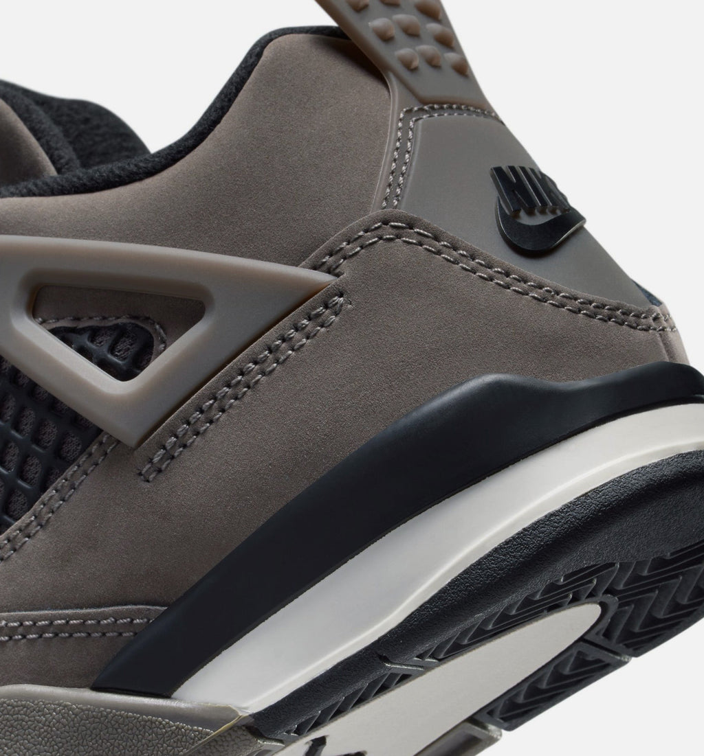 Air Jordan 4 Retro Cave Stone & Black Preschool Shoe - Cave Stone/Black/Moon Particle