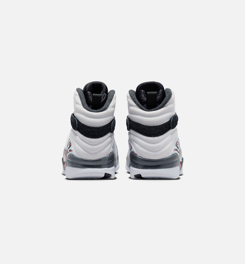 Air Jordan 8 Retro White and True Red Men's Lifestyle Shoe - White/Black/True Red