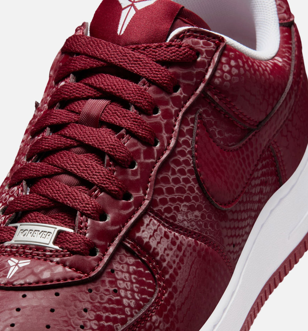 Kobe Air Force 1 Low Merion Men's Lifestyle Shoe - Team Red/White