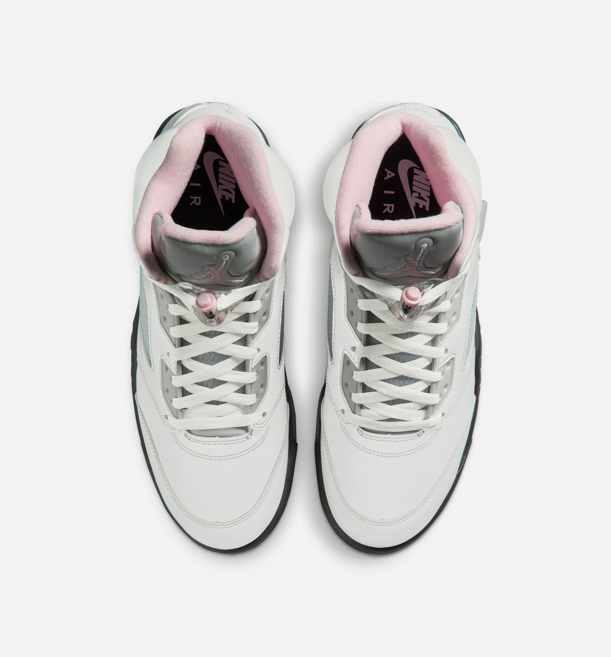 Air Jordan 5 Retro Medium Soft Pink Men's Lifestyle Shoe - White/Soft Pink/Black