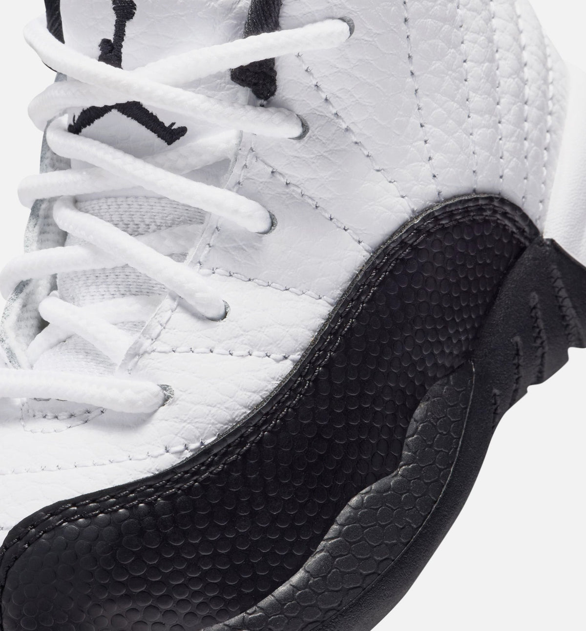 Air Jordan 12 Retro Taxi Infant & Toddler Lifestyle Shoe - White/Black/Taxi