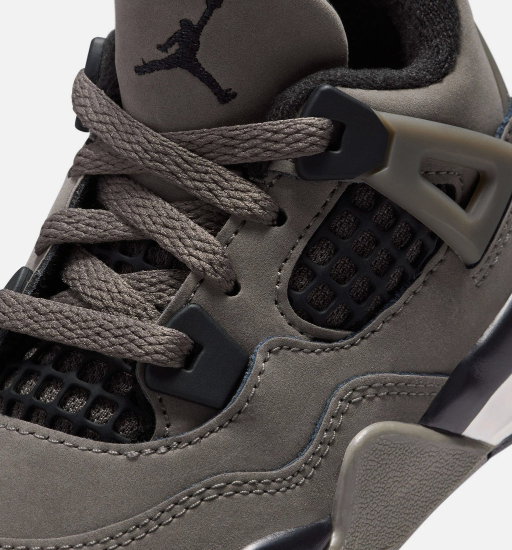 Air Jordan 4 Retro Cave Stone & Black Infant & Toddler Shoe - Cave Stone/Black/Moon Particle