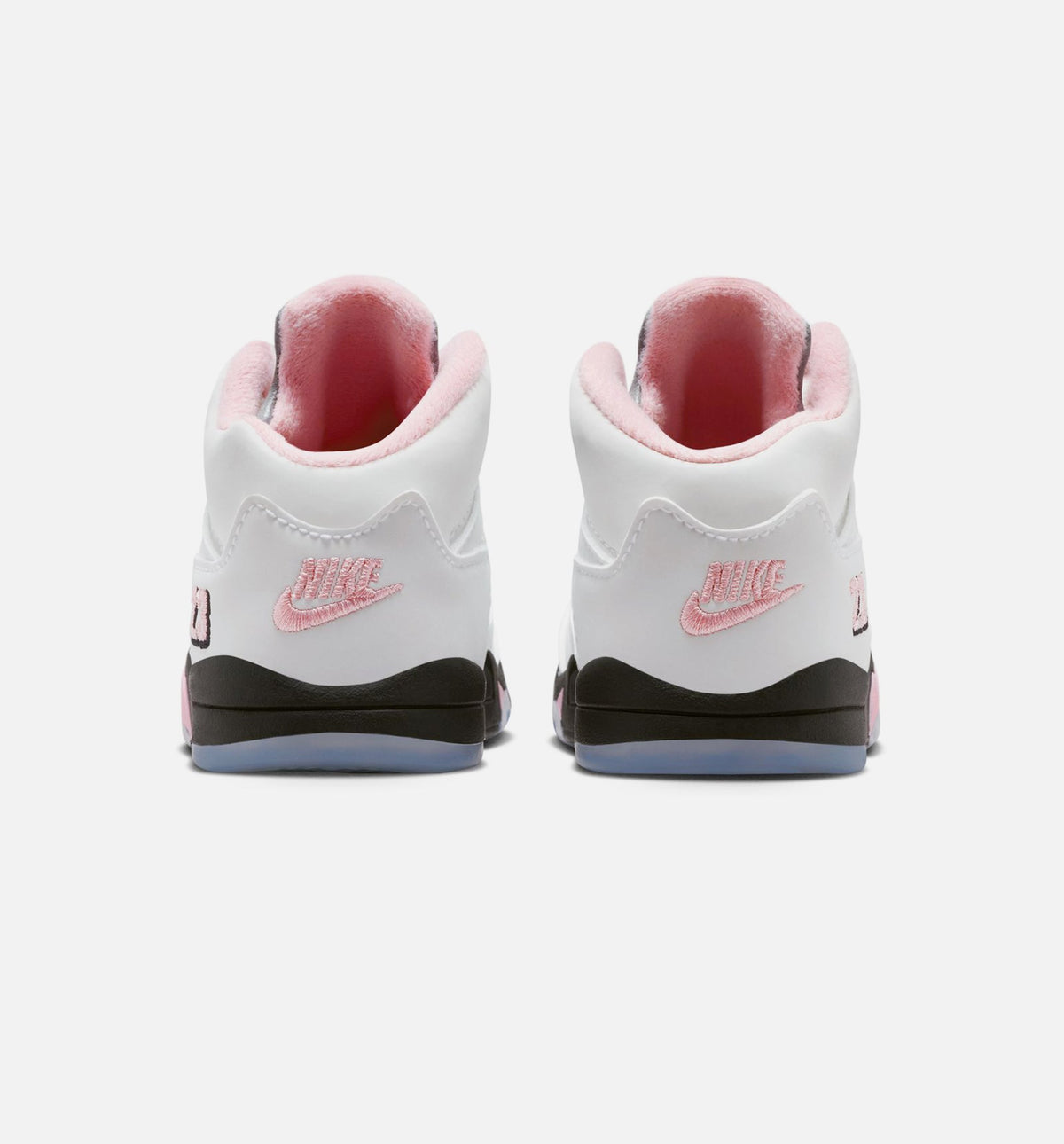Air Jordan 5 Retro Medium Soft Pink Infant & Toddler Lifestyle Shoe - White/Black/Medium Soft Pink