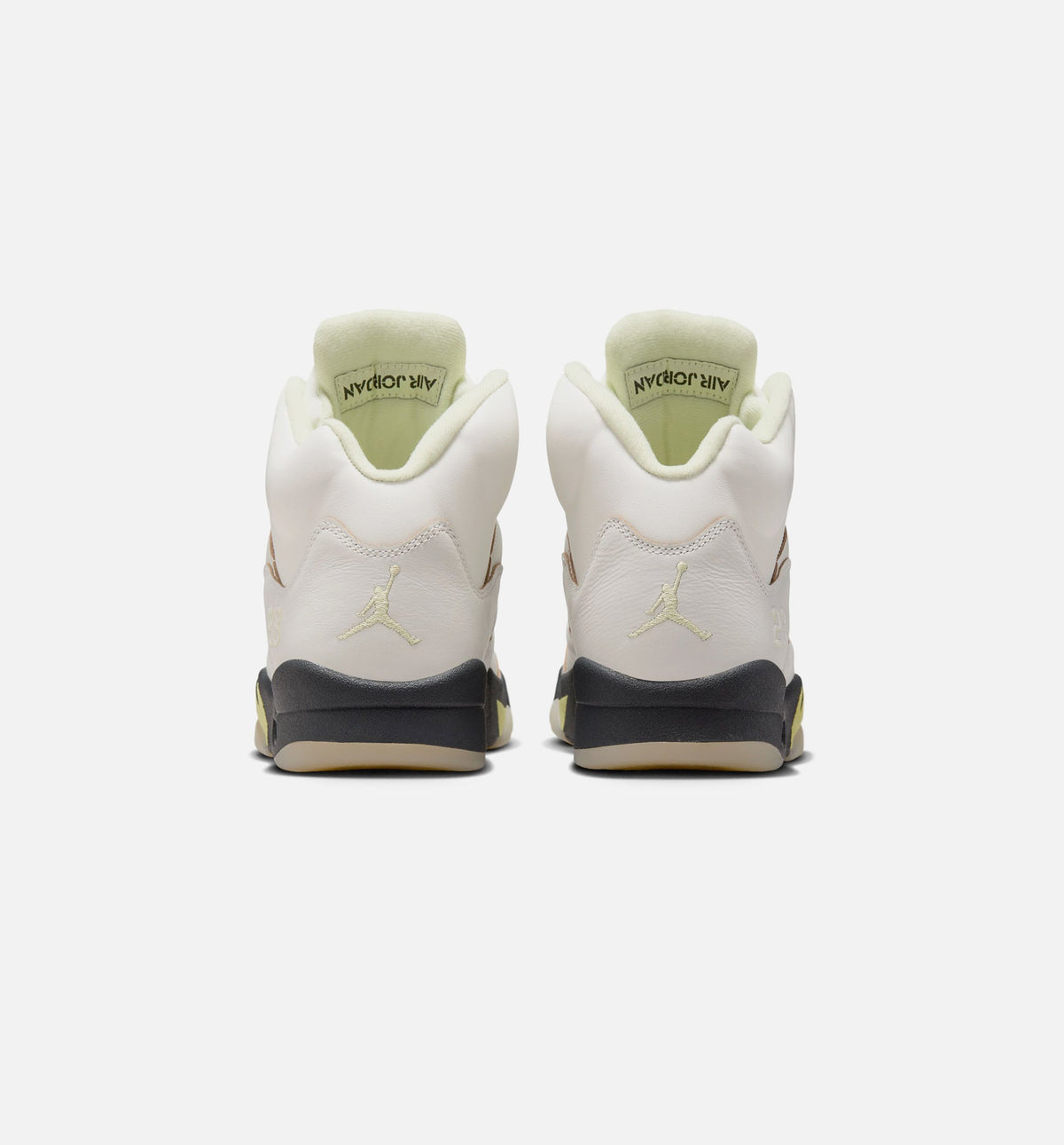 Air Jordan 5 Retro Luminous Green and Sail Women's Lifestyle Shoe - Sail/Luminous Green/Anthracite