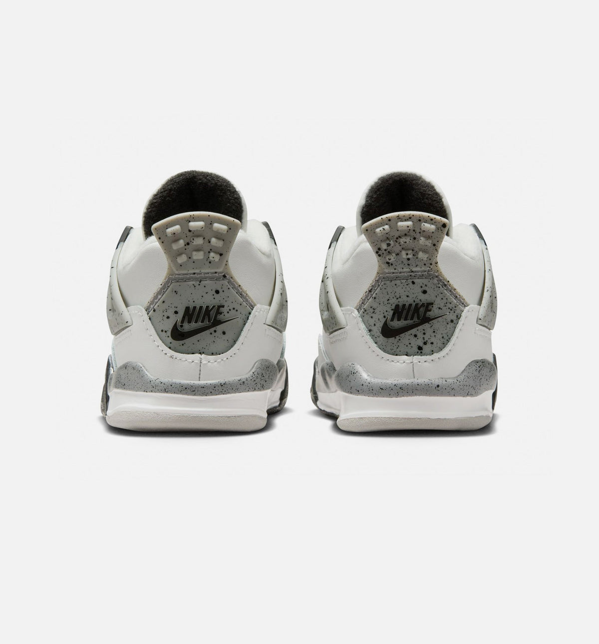Air Jordan 4 Retro White Cement Infant & Toddler Lifestyle Shoe - Summit White/Fire Red/Cement Grey/Black