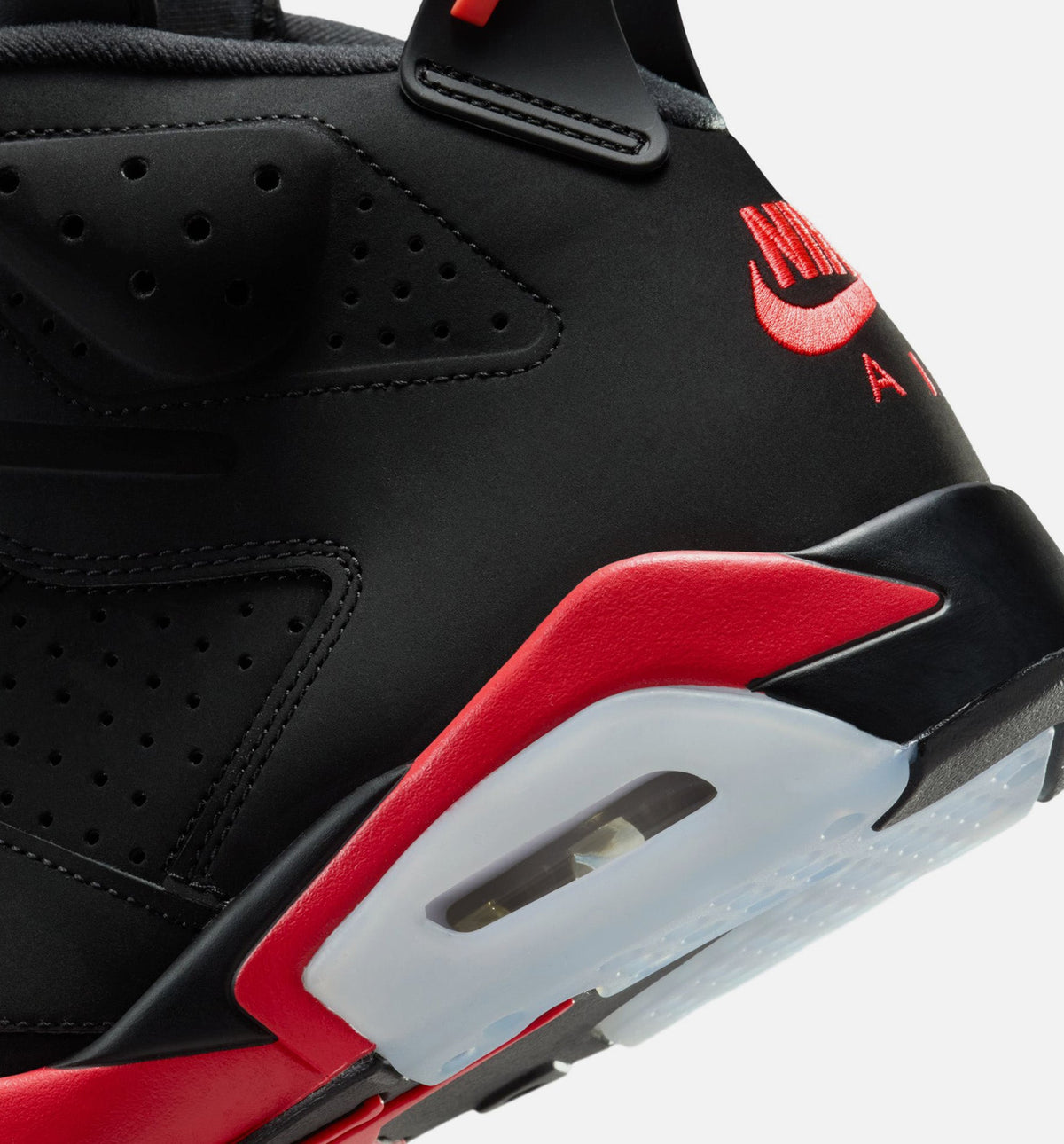 Air Jordan 6 Retro Infrared Salesman Men's Lifestyle Shoe - Black/Light Crimson