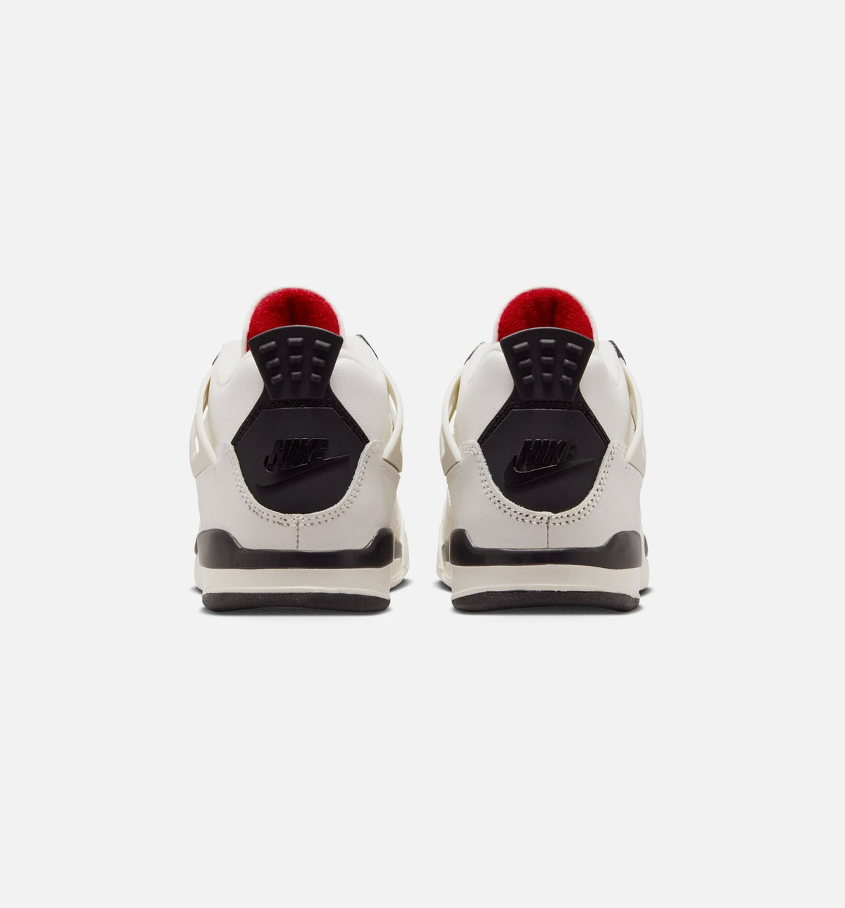 Air Jordan 4 Retro Flight Club Preschool Lifestyle Shoe - Sail/Black/University Red