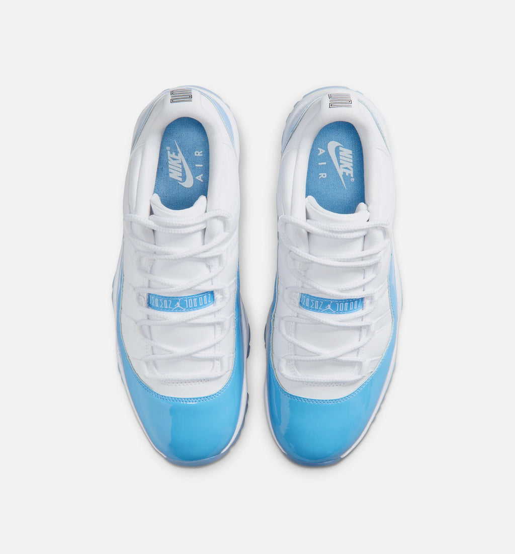 Air Jordan 11 Retro Low University Blue Men's Lifestyle Shoe - White/University Blue/Black