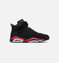Air Jordan 6 Retro Infrared Salesman Men's Lifestyle Shoe - Black/Light Crimson