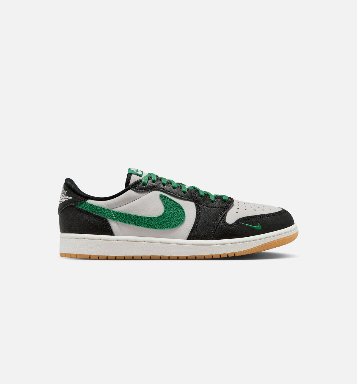 Air Jordan 1 Retro Low OG Men's Shoes - Phantom/Pine Green/Black